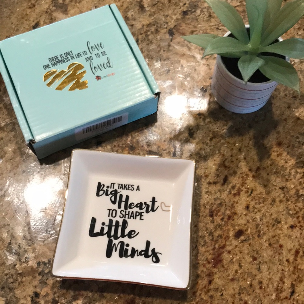 Teacher or Coach Trinket Dish- New in Box!